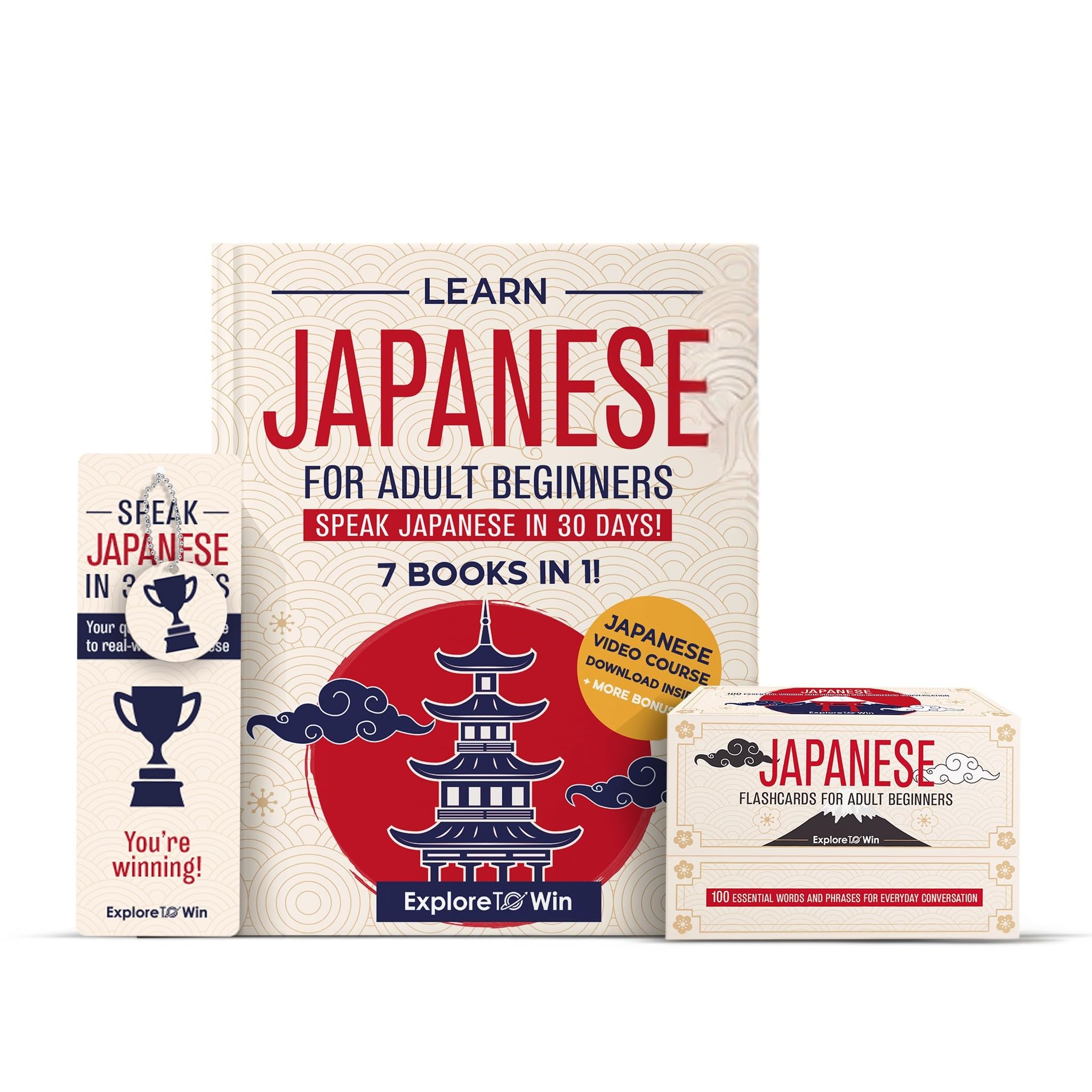 Amazon.com: Learn Japanese for Adult Beginners: 7 Books in 1 + 100